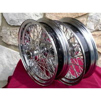 16" x 3.5" 60 SPOKE DNA PAIR WHEELS 2000-06 FOR HARLEY HERITAGE FATBOY DELUXE