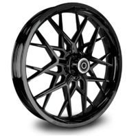 21X3.5 RAIDER BLACK DUAL DISC 21 FRONT WHEEL FOR HARLEY TOURING BAGGERS 2000-07