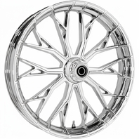 21X3.5 RAIDER CHROME SINGLE DISC ABS FRONT WHEEL FOR HARLEY FLST HERITAGE 2007-UP