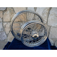 21X3.5 & 18" 60 SPOKE KCINT DNA WHEEL SET 2000-06  HARLEY HERITAGE FATBOY DELUXE