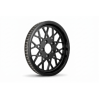70 TOOTH 1 1/8"  BLACK MESH REAR PULLEY FOR HARLEY & CHOPPERS WITH 2 1/4" HOLE