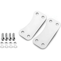 CHROME FENDER RISER ADAPTER BRACKETS FOR HARLEY 2014 UP FLHR FLHT & FLHX