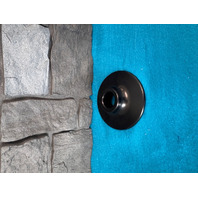 Dual Disc Front Black Wheel Hub Cap Cover Fit For Harley 2000-UP Touring FLH