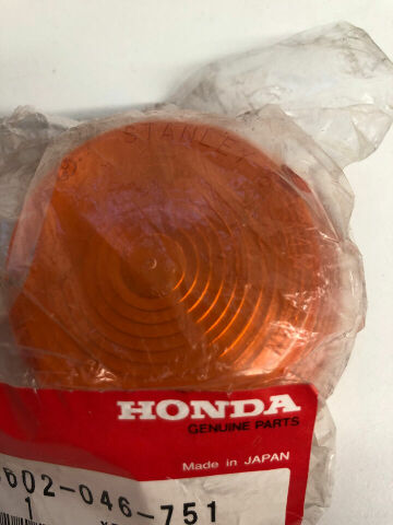 1970-1971 Honda CB CL SL NOS Orange Turn Signal Lens 33602-046-751