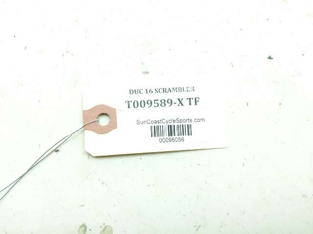 16 Ducati Scrambler Rear License Plate Fender Mount Bracket Holder