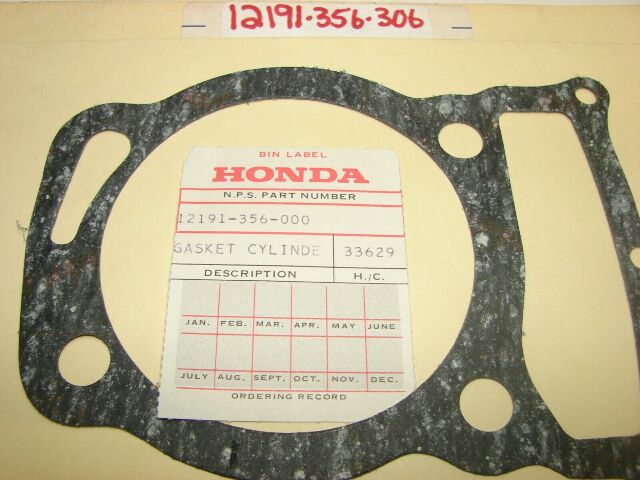QTY 15 | NOS Honda XL350 1974-1978 Base Gasket OEM Genuine Honda 12191-356-000