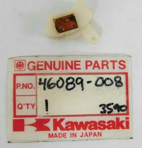 Kawasaki NOS G4TR F6 F7 G5 Left LH Clear Plastic Switch OEM 46089
