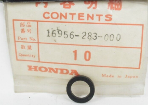 シール 1968-2005 Honda NOS Genuine Petcock Fuel Tank Gasket CB/CL/MR/XL