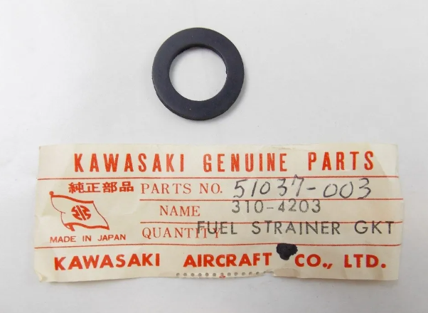 ⚠️専用ページ⚠️ QTY 7 | NOS Kawasaki 1965-1969 C2 C3 G3 Gasoline Cup Gasket OEM