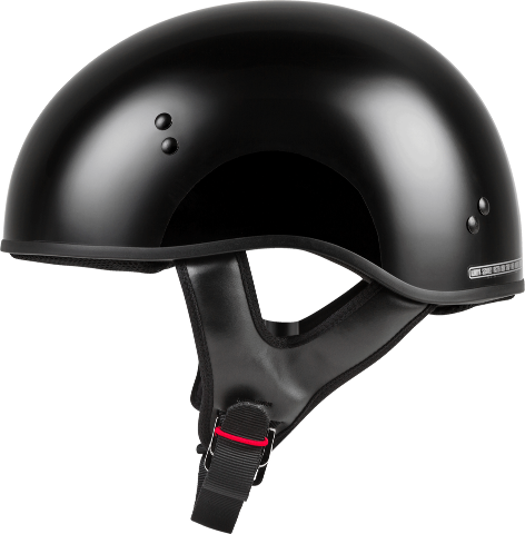 GMAX 1/2 Motorcycle Powersports Helmet Black MEDIUM DOT 72-6430M