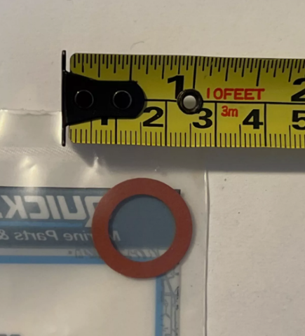 QUICKSILVER Mercury Marine 27-81990M Plug Gasket Mariner 40A HP 115 225 EFI NOS