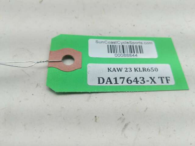 23 Kawasaki KLR650 Left Rear Subframe Saddlebag Grab Bar Mount Bracket