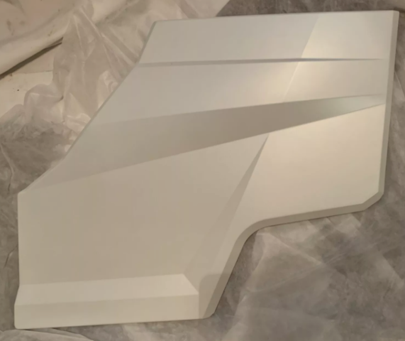 2017-2024 Polaris General 4 1000 XP Left Rear Door Panel White 5454659-675 OEM