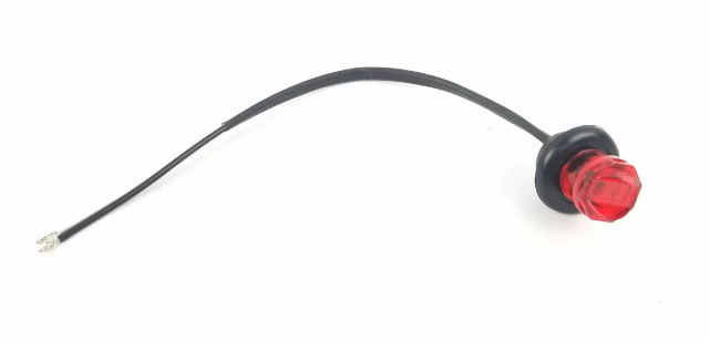 QTY 6 | Optronics RED LED Bullet Clearance Marker Light 3/4