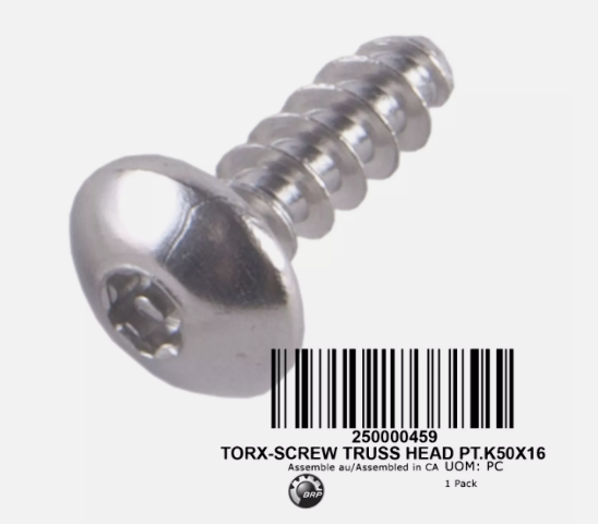 QTY 3 | SEA DOO NEW OEM TORX-SCREW TRUSS HEAD 250000459