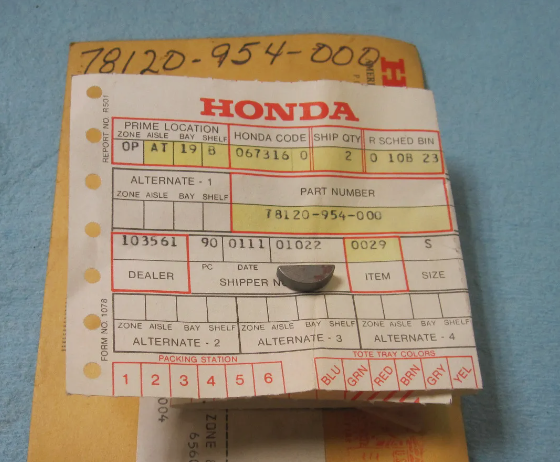 CD専用ページ Honda OEM WA20 WA30 Water Pump Impeller Key 78120-954-000 Genuine