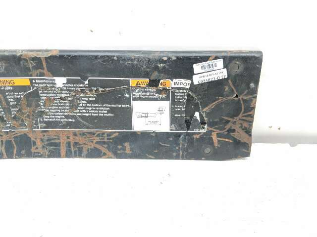 18 Kubota RTV X1140 Label Plate Guard Cover Panel