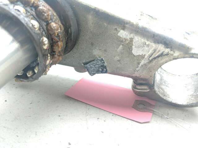 08 Yamaha YZFR6S R6 Bottom Lower Triple Steering Tree Clamp