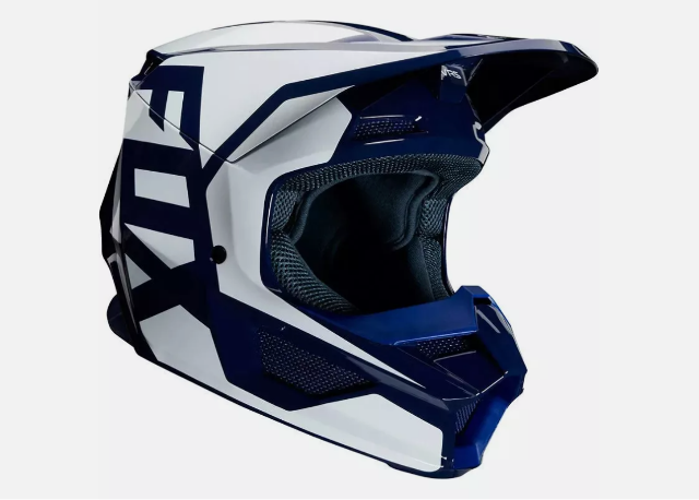 鈴木 Fox Racing Youth V1 Prix Helmet NVY YS Small 23983-007-YS