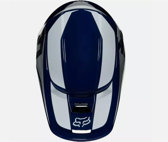 Fox Racing Youth V1 Prix Helmet NVY YS Small 23983-007-YS