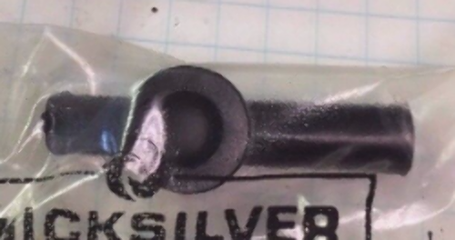1983 Mercury MerCruiser 3.0L is genuine Quicksilver OEM black insulator boot, pa 85-65208