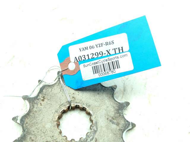 06 Yamaha YZFR6S R6 Front Sprocket
