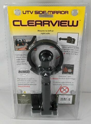 CLEARVIEW UTV Side Mirror Anti Vibration Break Away Utility Sport Sealed UTVMIR1