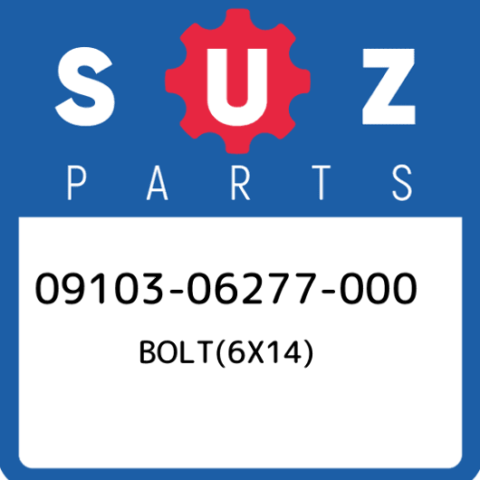 QTY 10 | Suzuki New Genuine OEM Bolt (6x14) 09103-06277-000 For