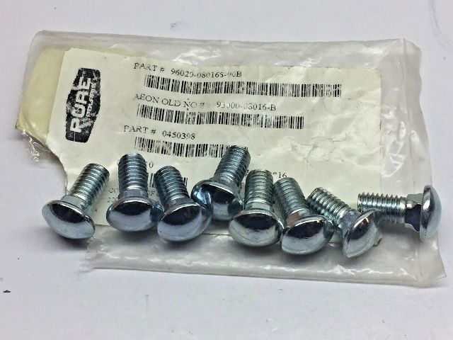 QTY 9 | Polaris Scrambler Predator OEM Carriage Bolt 0450398