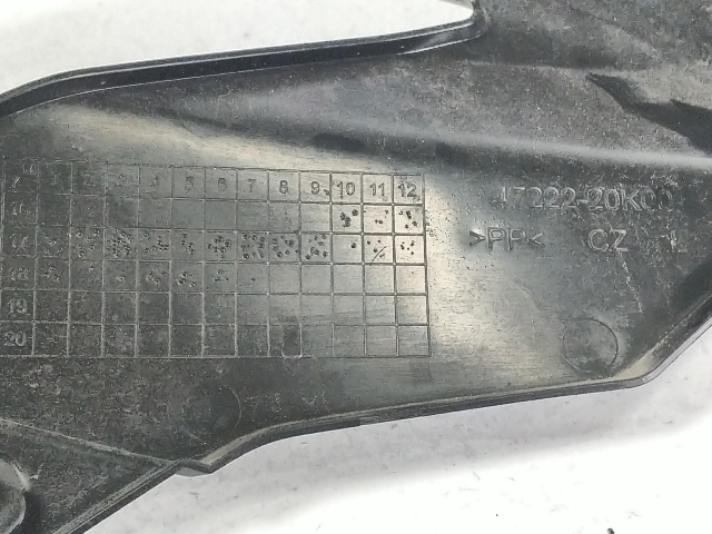 19 Suzuki GSX250R GSX 250 Black Small Left Mid Cover Plastic 47222-20K00