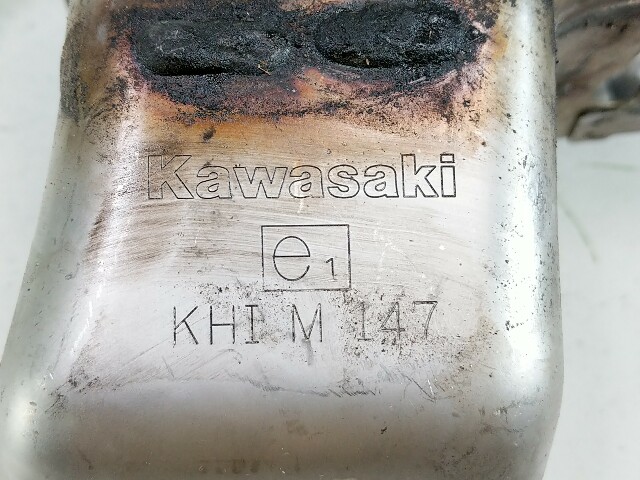 ⭐︎M.U.⭐︎ 13-18 Kawasaki ZX6R Exhaust Mid Pipe Muffler Catalyst