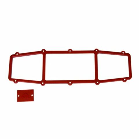 ATV TEK Elite Series Rearview Mirror Frame Color Accent Kit ESCTR-RED