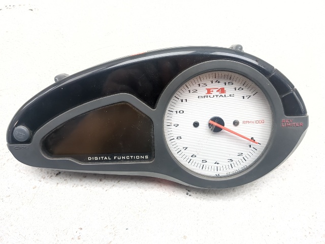 04-06 MV Agusta Brutale 750 S Front Speedometer Gauge Cluster Tach