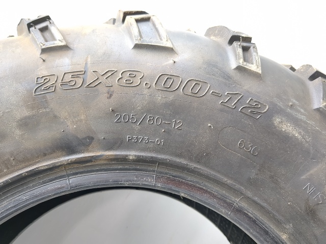 Wanda Journey P373 6 Ply 25X8.00-12 ATV/UTV Tire | eBay