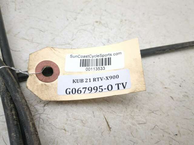 14-21 Kubota RTV X900 Unload Cable Line