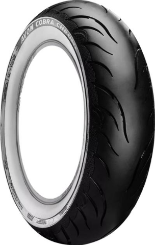 AVON Cobra Chrome AV92 Rear Tire 170/80B15 Wide Whitewall 0306