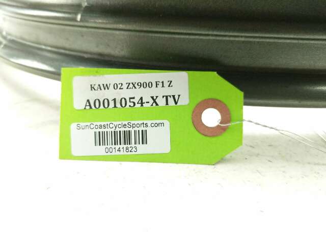 02 03 Kawasaki Ninja ZX9R ZX900 Front Wheel Rim Bent 17x3.50