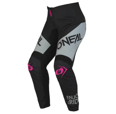 O'NEAL Women's Element Racewear V.23 Pant Black/Pink Size 1/2s