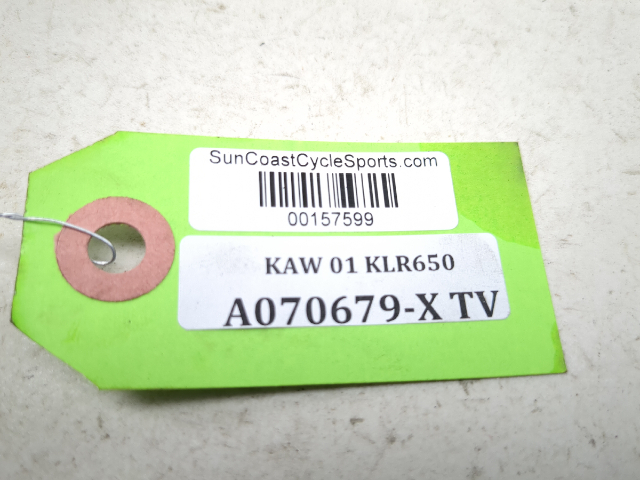 87-07 Kawasaki KLR 650 Rear Left  Passenger Foot Peg