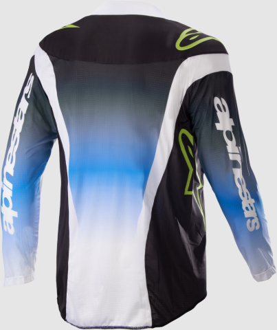 Alpinestars Youth Racer Push Jersey White Blue Black YOUTH X-LRG 482-9827YX