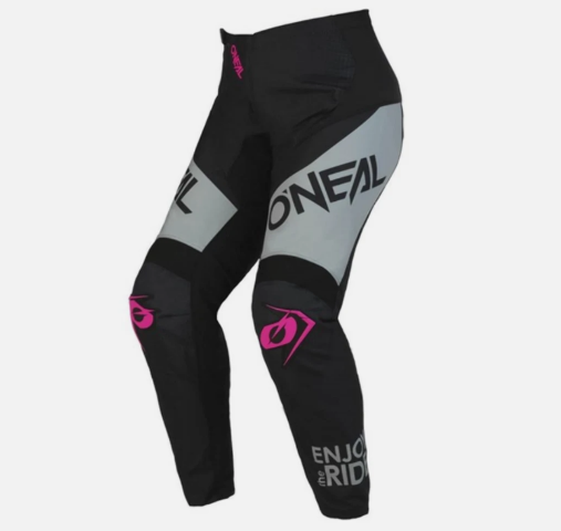 ONEAL Element Youth Girl Racewear Pants Pink Black Grey YOUTH 24