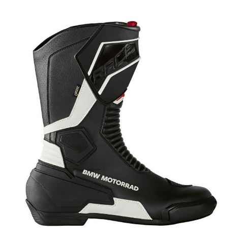 BMW Motorrad Mens Pro Race GTX Boots Black/White 46-EU/12-US
