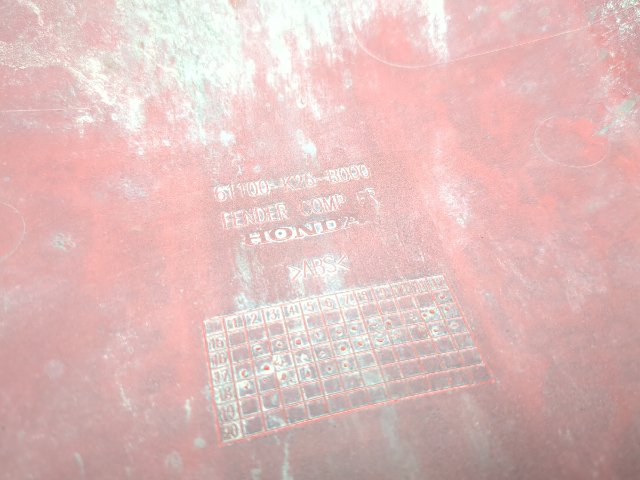 17-20 Honda Grom MSX 125 Front Wheel Fender 61100-K26-B000