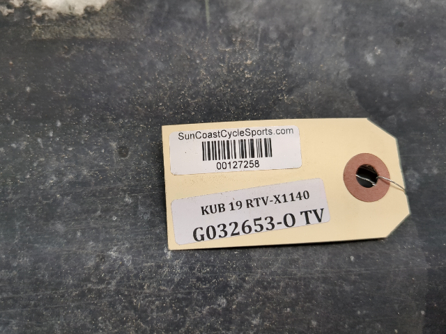 16-25 Kubota RTV X1140 Back Seat Bottom Bench Cushion