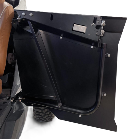 2020-2024 Polaris RZR PRO XP 4 Moto Armor Rear Doors BLK Aluminum MA-RZPRO4-BLK MA-RZPRO4-BLK B