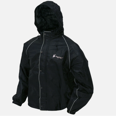 Frogg Toggs Road Toad Reflective Motorcycle Rain Jacket Men's Small FT63133-01