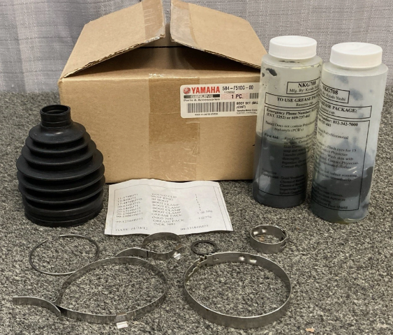 2004-2024 Yamaha Grizzly Kodiak Rhino Wolverine CV Boot Kit 5B4-F510G-00