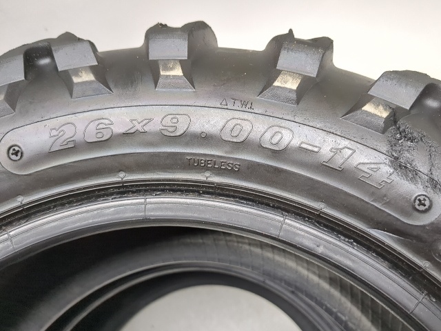 Front Rear Tire Set CST ABUZZ 26X11-14 26X9-14