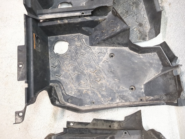 20-24 Kawasaki KRX4 Teryx 1000 Cab Floor Floorboard Panel Set