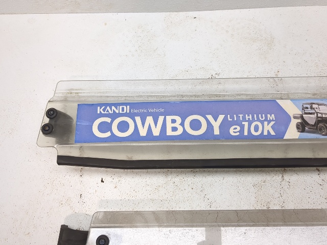 22-24 Kandi EV Cowboy E10K Front Folding Windshield Upper Lower Set Pair